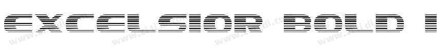 Excelsior Bold Ital字体转换